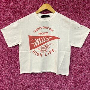 Miller High Life Sportsman's Club Softball Cropped T-Shirt XS